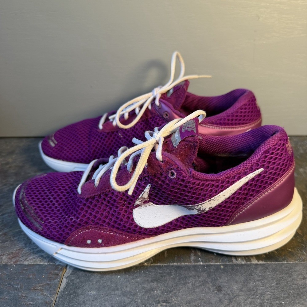 2010 Nike Purple Women's Lunar Trainer Red Plum Purple Size 9